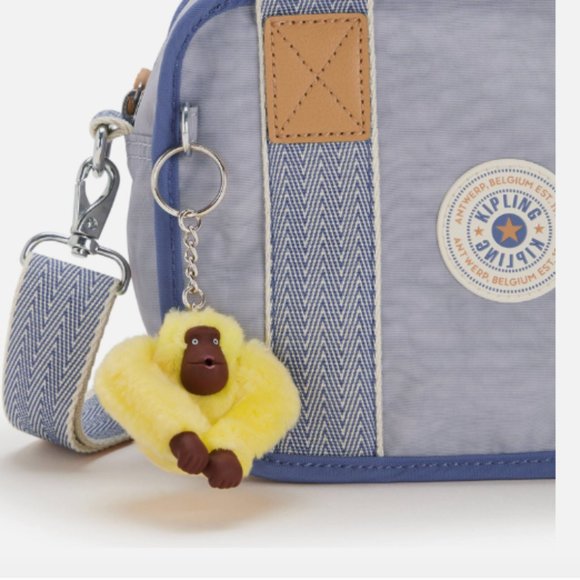 Kipling Nadale Crossbody Bag Dove Gray Legacy New - Picture 4 of 5